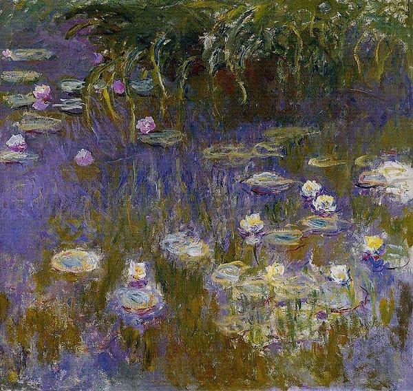 Claude Monet Water Lilies, 1914-1917 Norge oil painting art